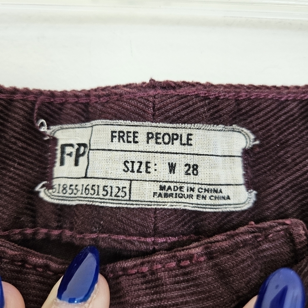 Free People Corduroy Skinny Leg Pants - Picture 9 of 9